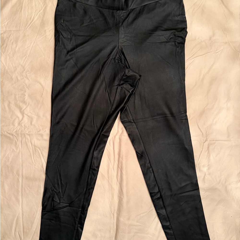 Torrid Black Faux Leather Leggings